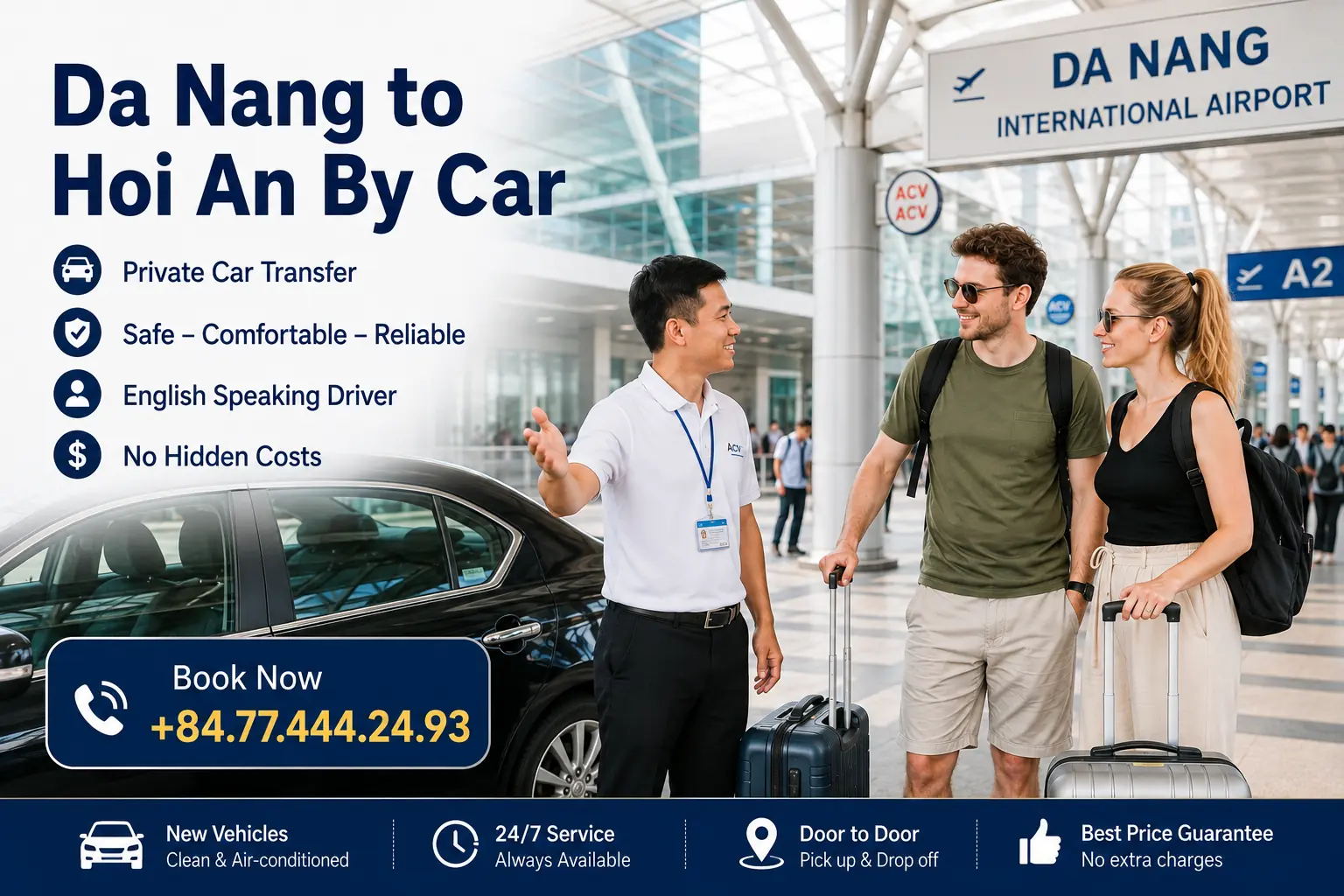 Car Da Nang Airport to Hoi An