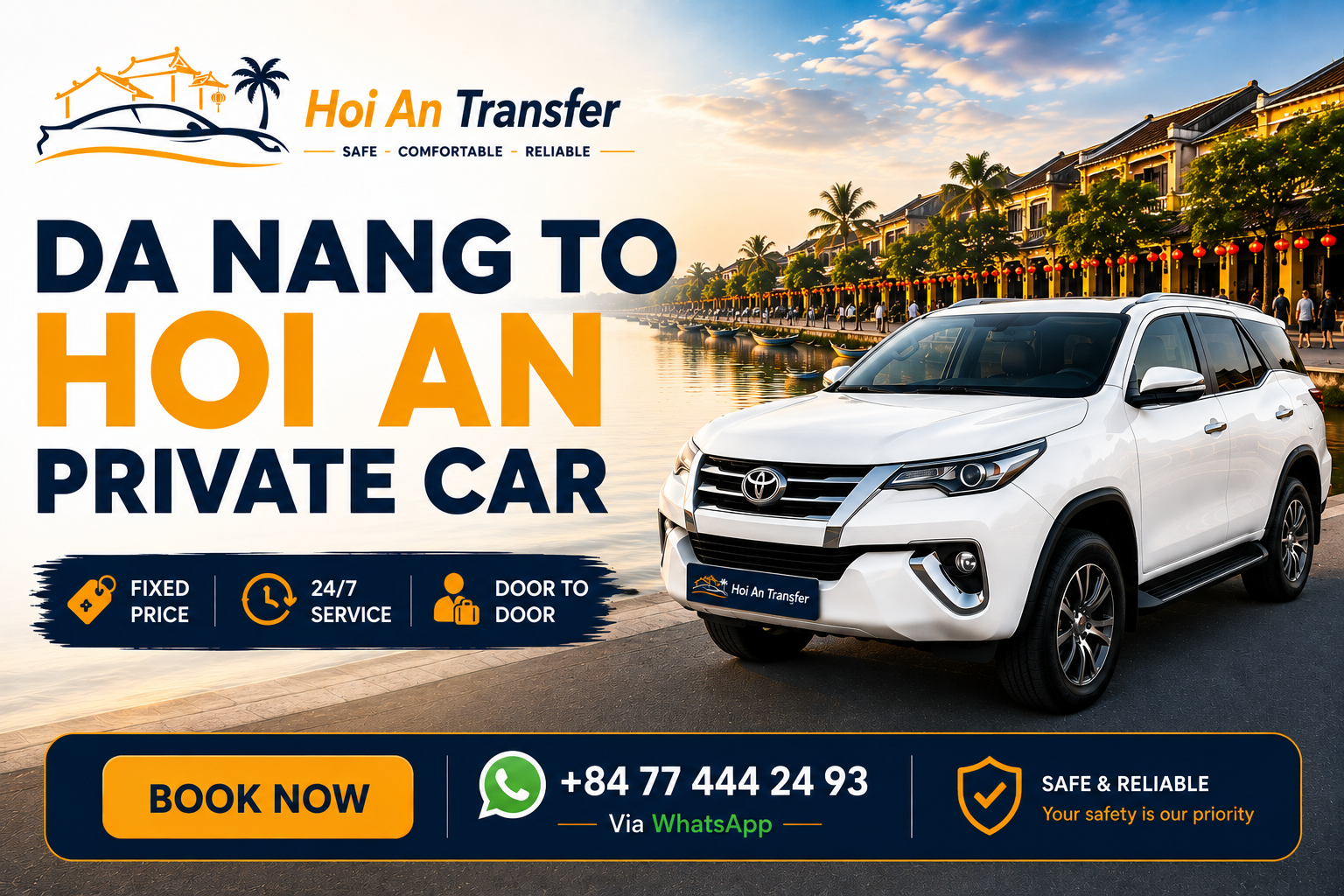 Da Nang to Hoi An Private Car
