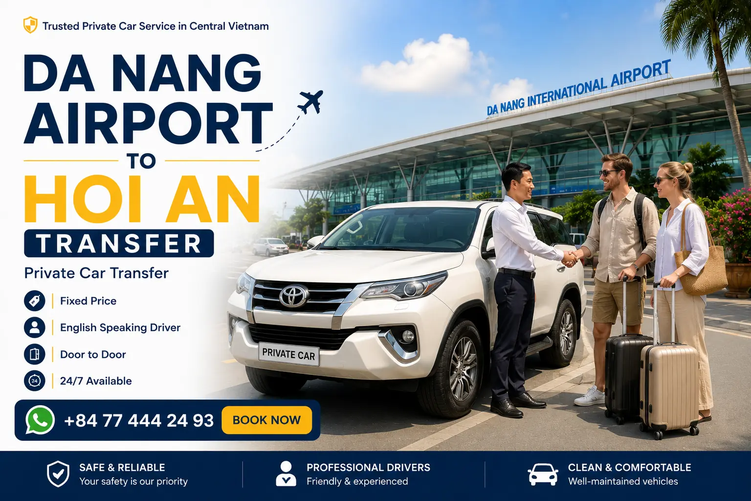 Da Nang Airport to Hoi An Transfer Da Nang Airport to Hoi An Transfer