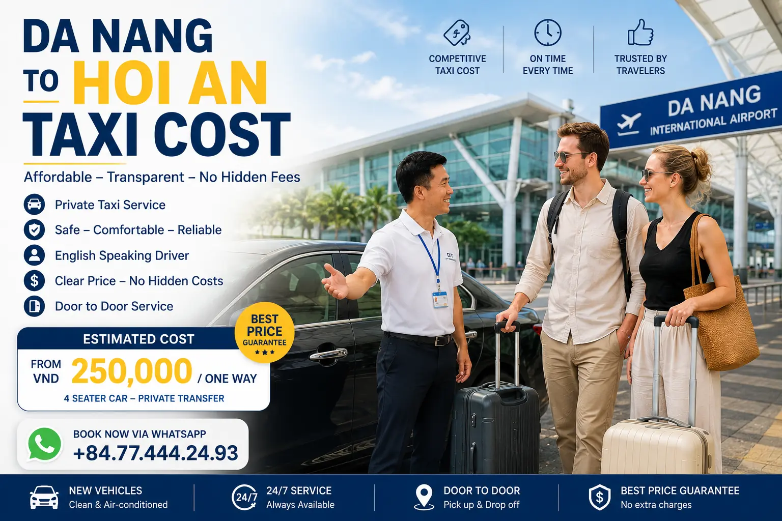 Da Nang to Hoi An Taxi Cost