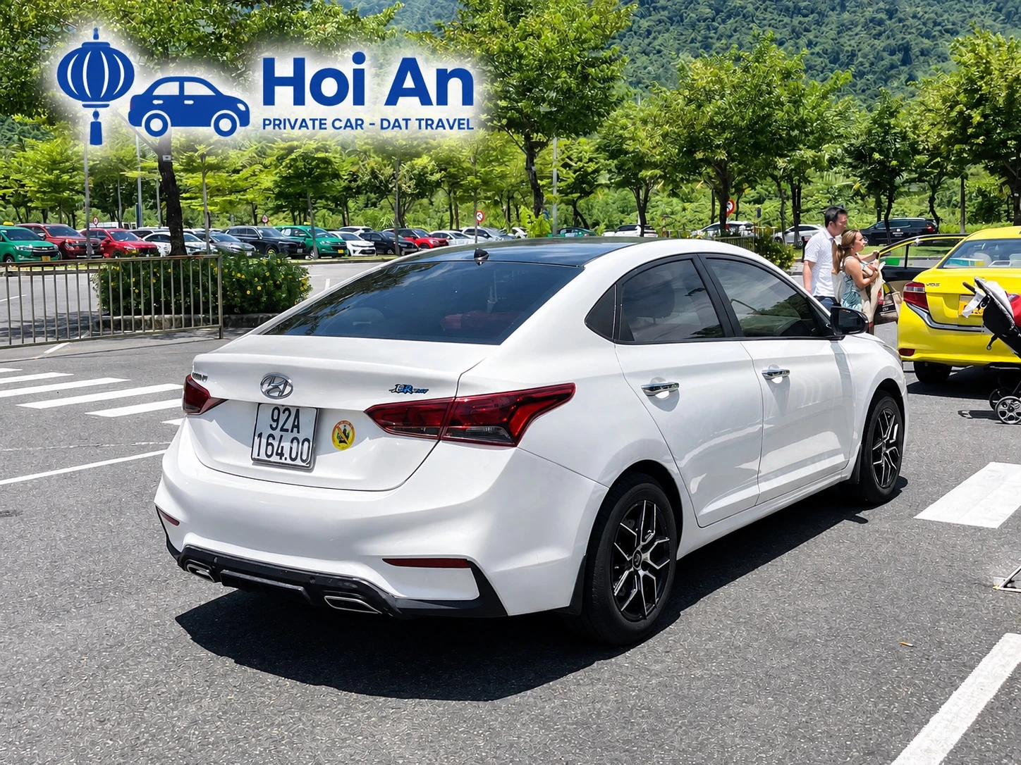 4-seat sedan for private car transfers in Hoi An