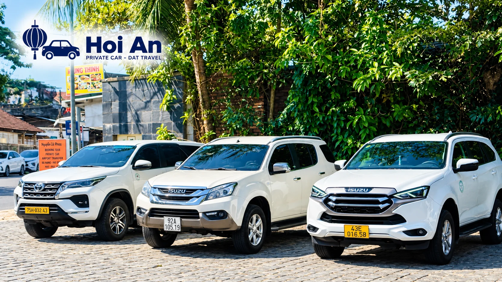 Hoi An Private Car service and transfer fleet by Dat Travel