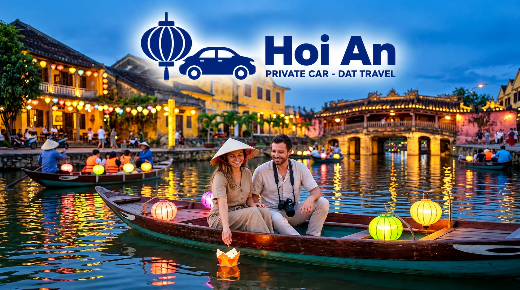 Hoi An private car tours and sightseeing transportation by Dat Travel