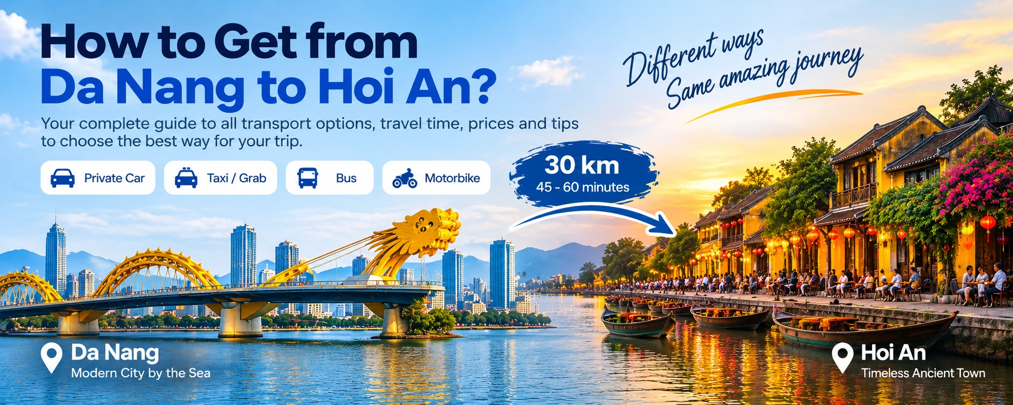 How to Get from Da Nang to Hoi An