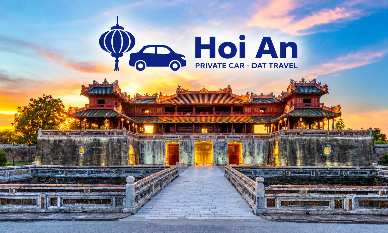 Hoi An to Hue private car transfer via Hai Van Pass