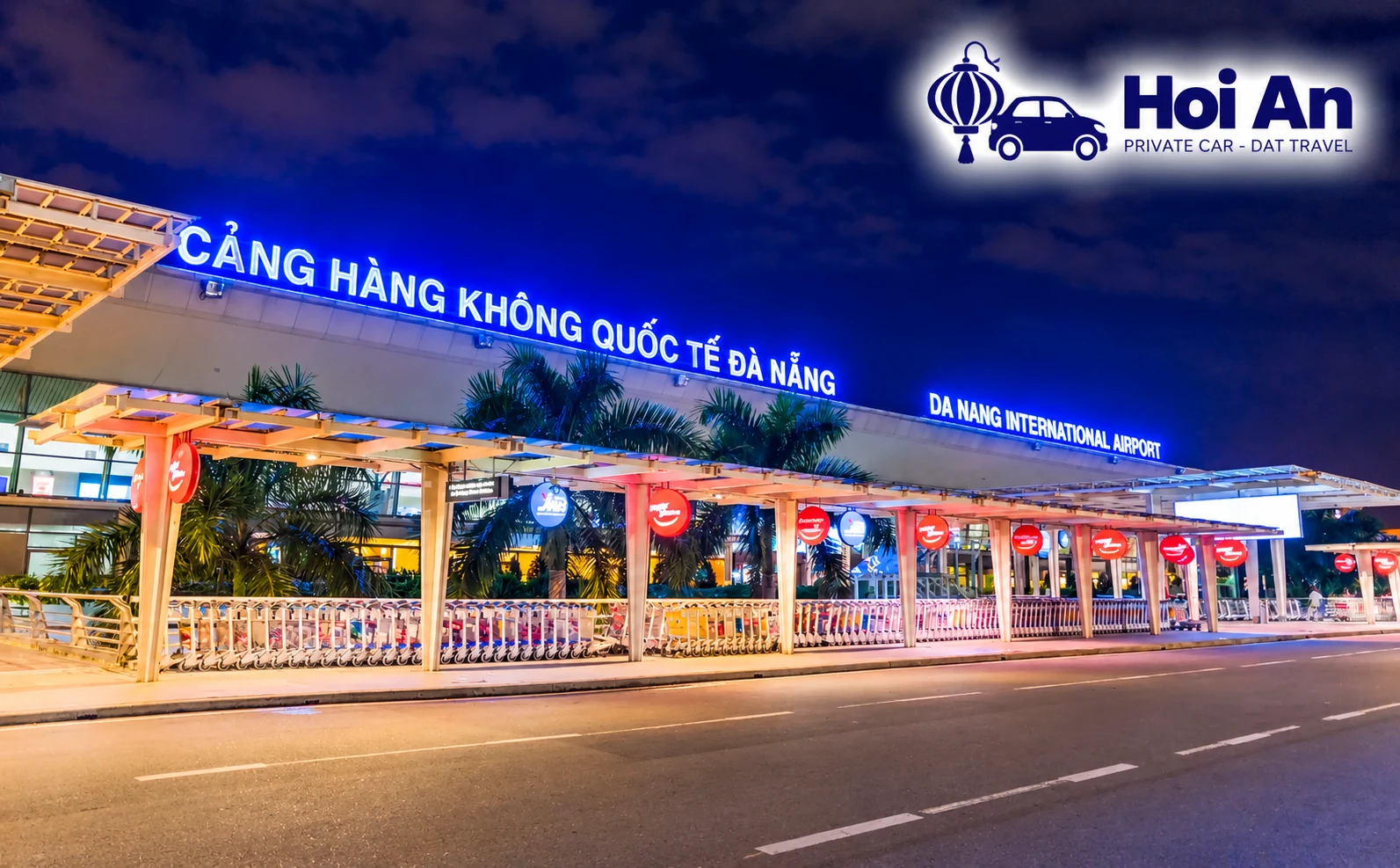 Hoi An to Da Nang Airport private car transfer by Dat Travel